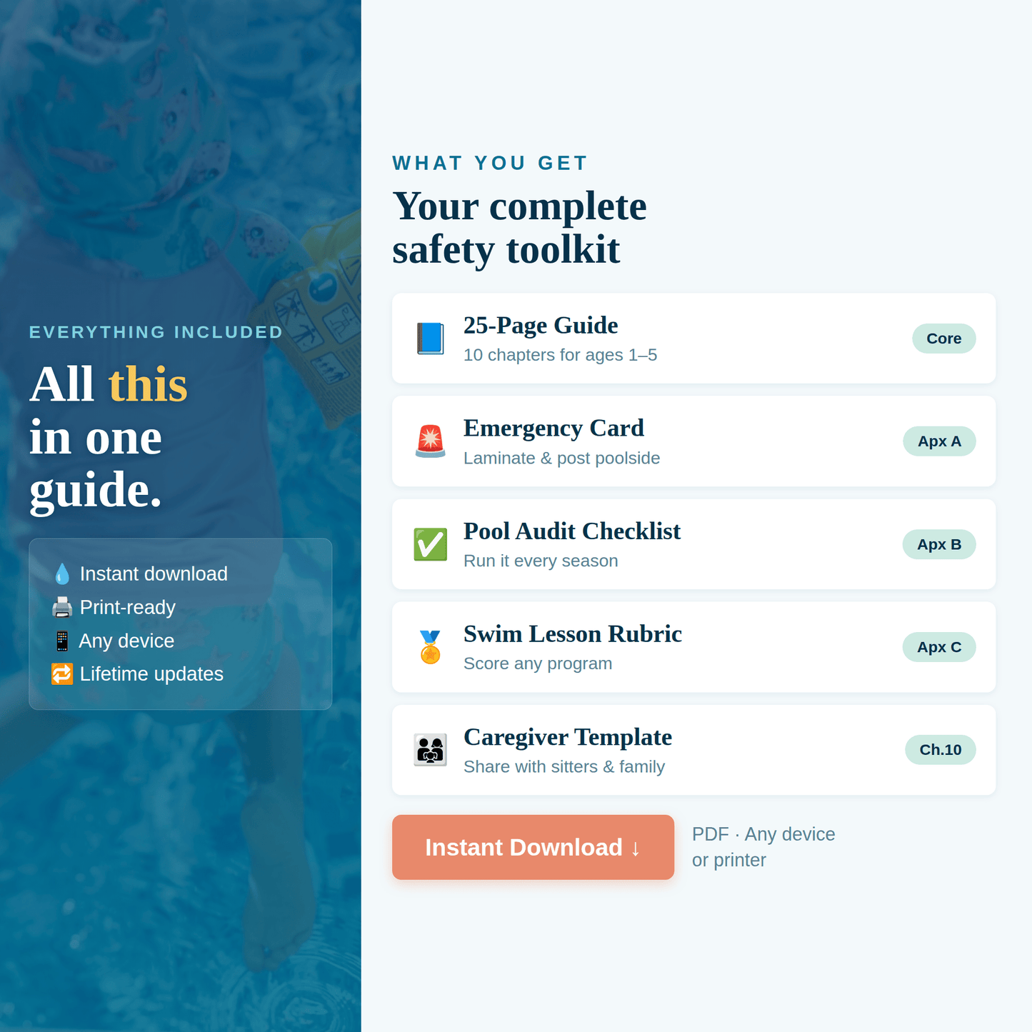 The Toddler Water Safety & Drowning Prevention Guide - PDFGuideThe Toddler Water Safety & Drowning Prevention Guide