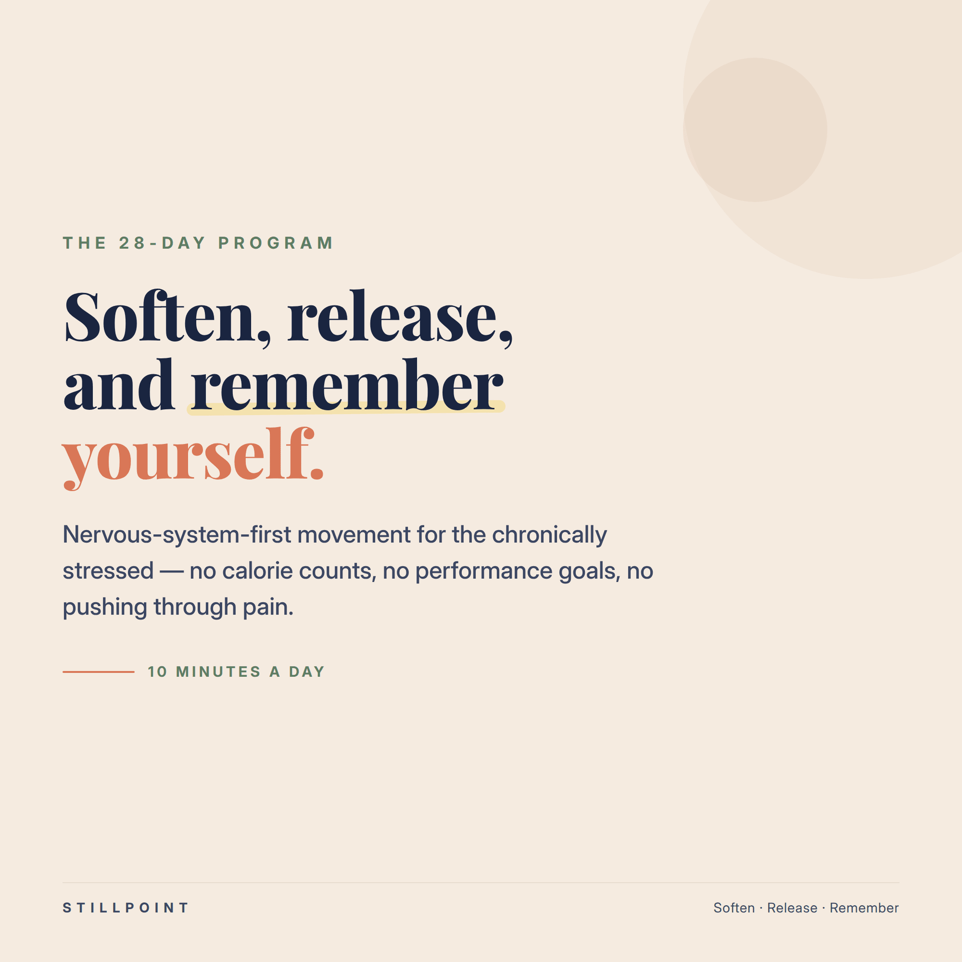The 28-Day Somatic Healing & Mobility Guide - PDFGuideThe 28-Day Somatic Healing & Mobility Guide